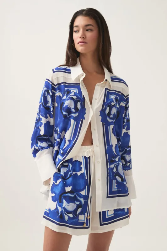 Atomic Silk Shirt sold by Aje