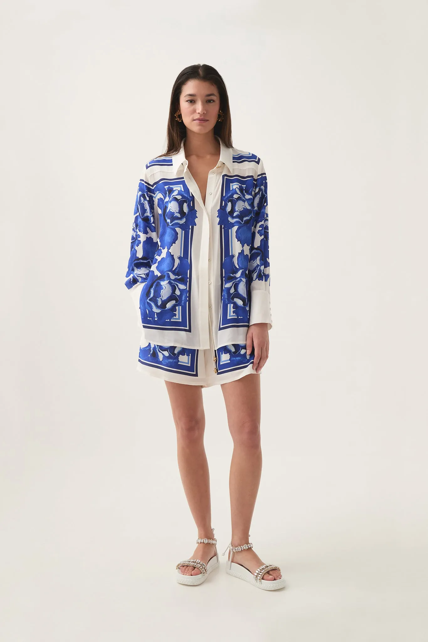 Atomic Silk Shirt sold by Aje product image thumbnail 3