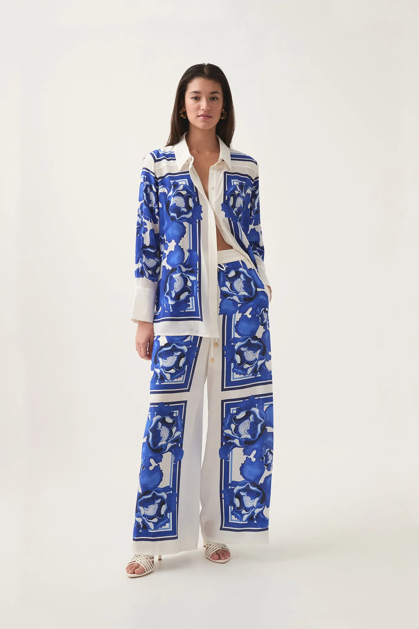 Atomic Silk Relaxed Pant sold by Aje