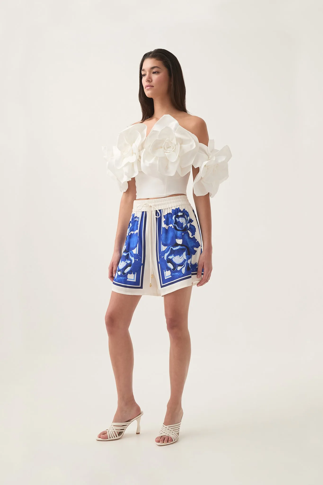 Atomic Silk Drawstring Short sold by Aje product image thumbnail 4