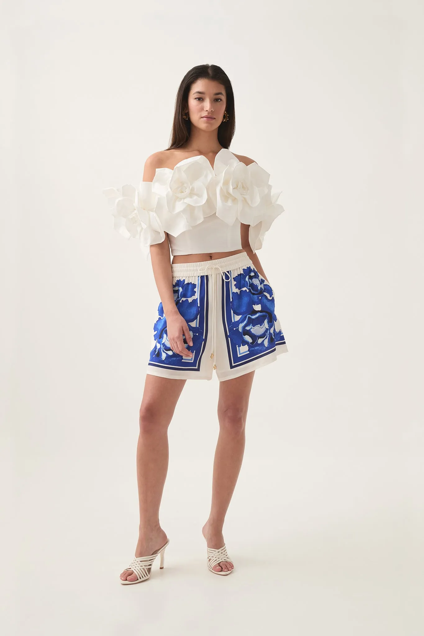 Atomic Silk Drawstring Short sold by Aje product image thumbnail 3