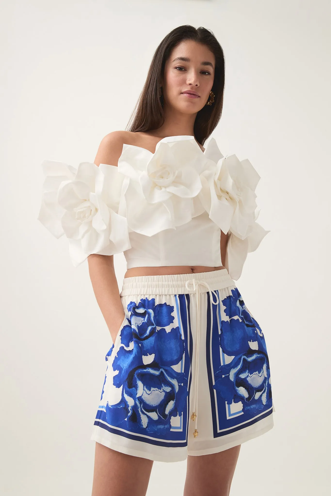 Atomic Silk Drawstring Short sold by Aje product image thumbnail 5