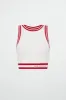 Cropped Open Knit Tank 106 sold by Aje