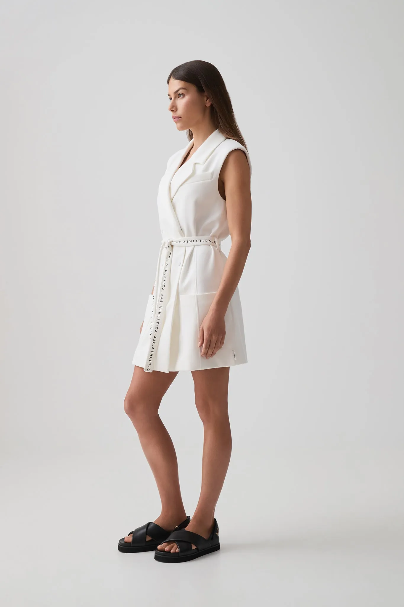 Tailored Jersey Dress 827 sold by Aje product image thumbnail 4