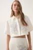 Mirrors Embroidered Shirt sold by Aje