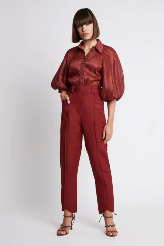 Nova Stepped Hem Pant sold by Aje