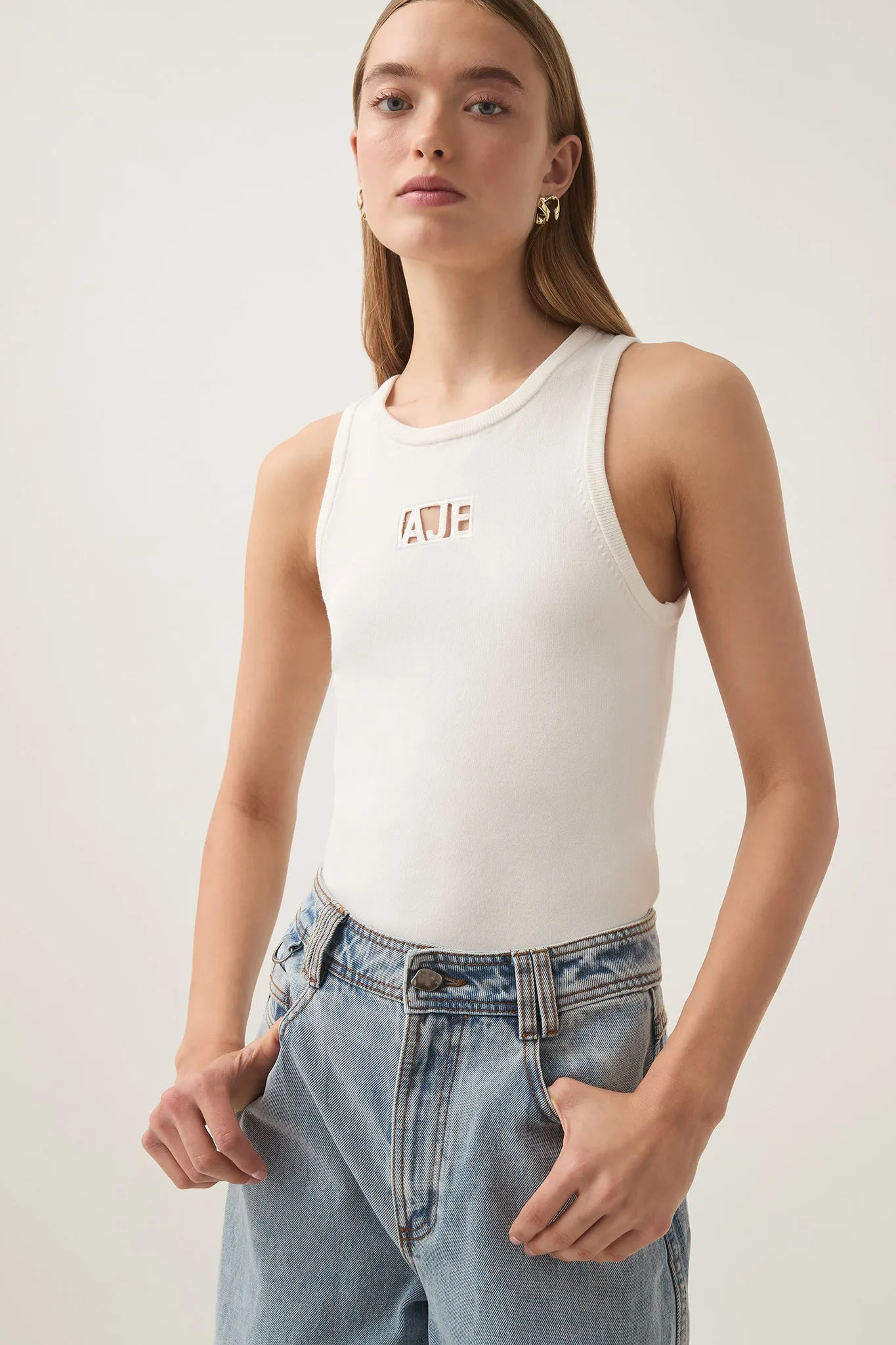 Nerina Logo Cut Out Tank sold by Aje product image thumbnail 4