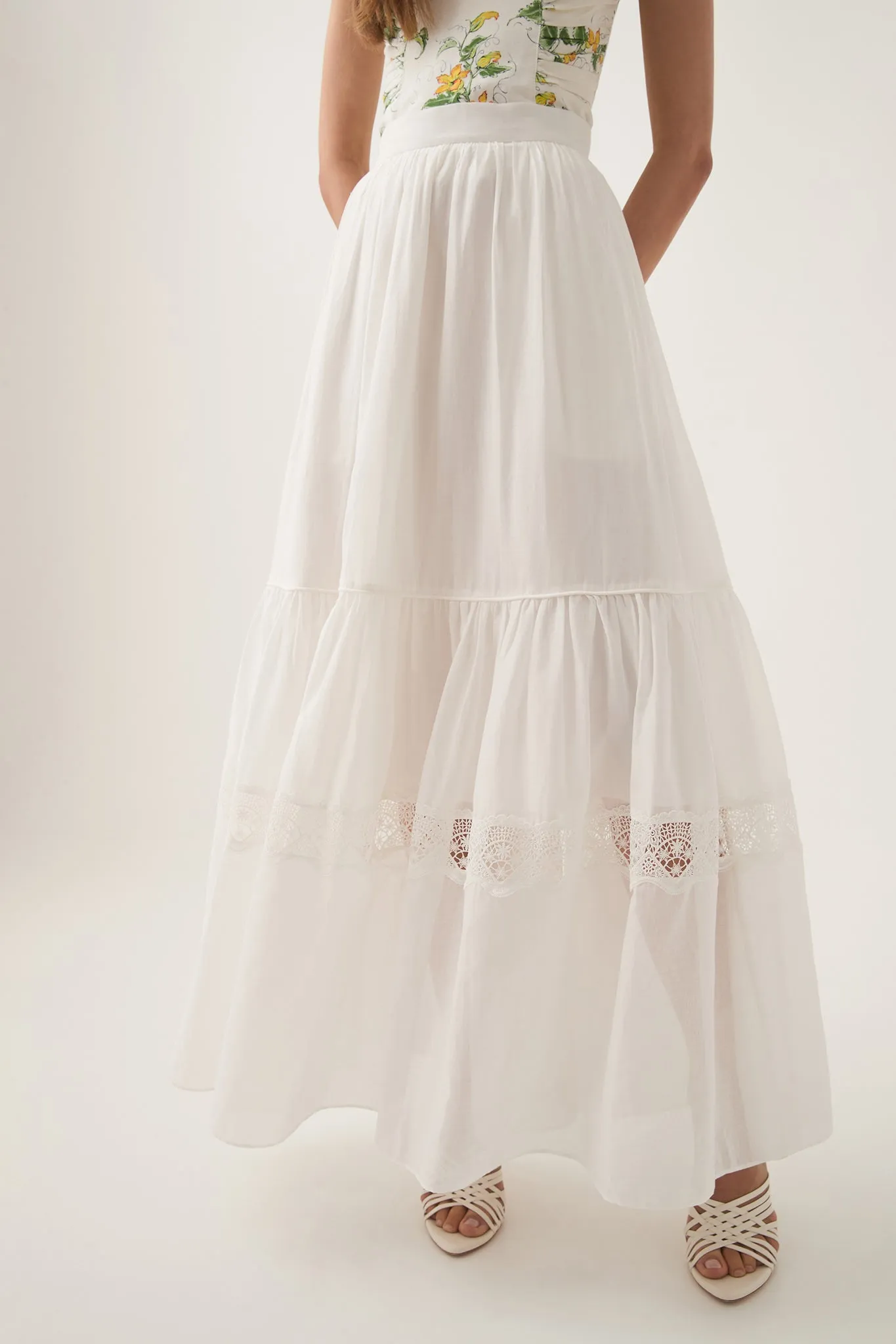 Chant Midi Skirt sold by Aje product image thumbnail 4