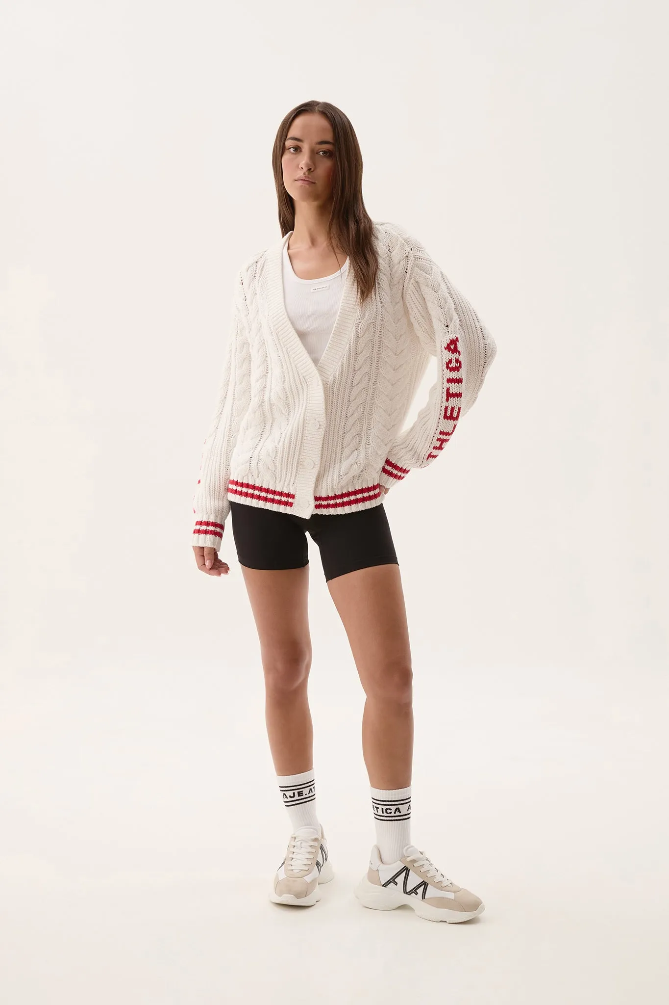 Cable Knit Cardigan 452 sold by Aje product image thumbnail 3