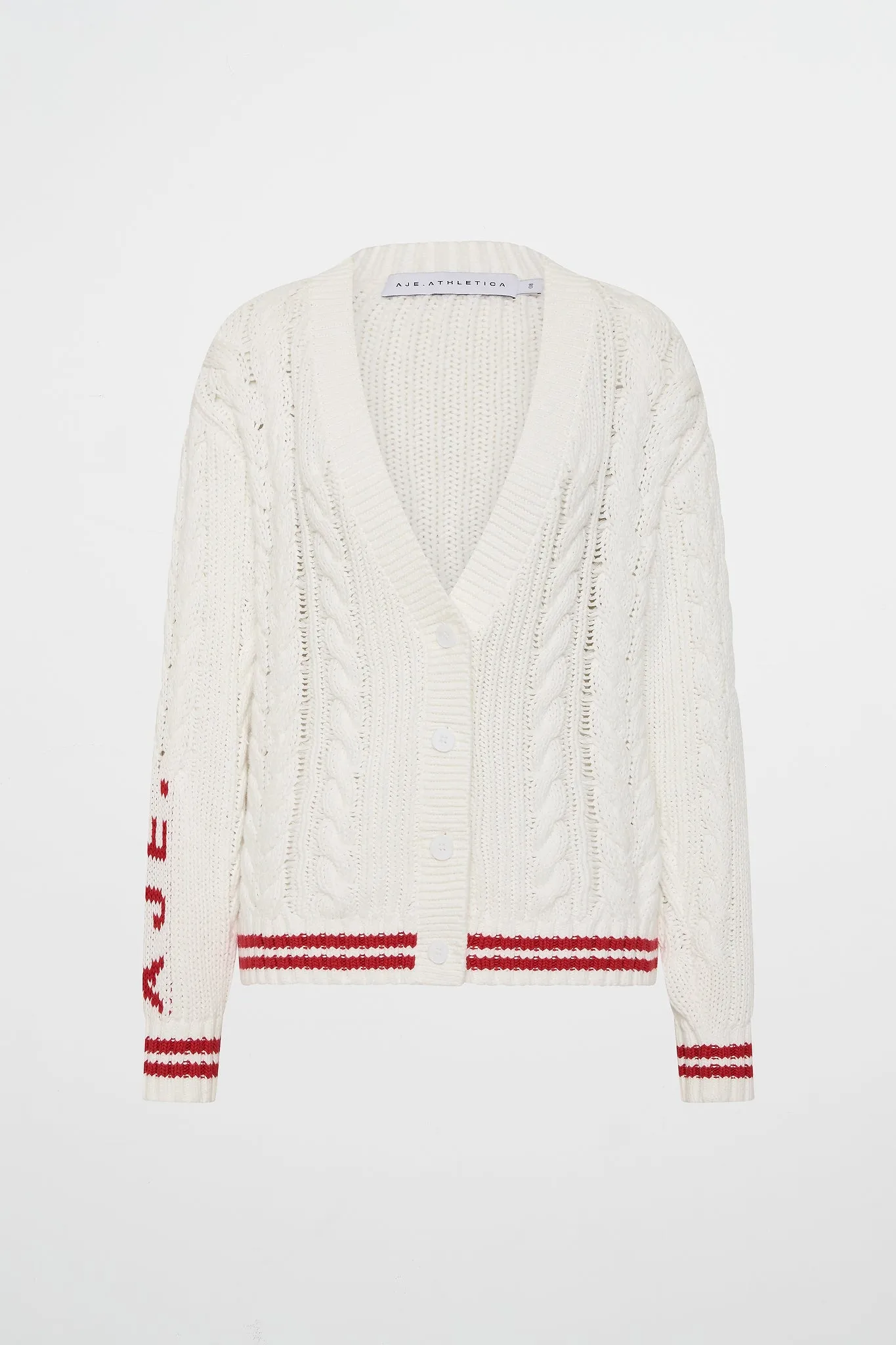 Cable Knit Cardigan 452 sold by Aje product image thumbnail 2