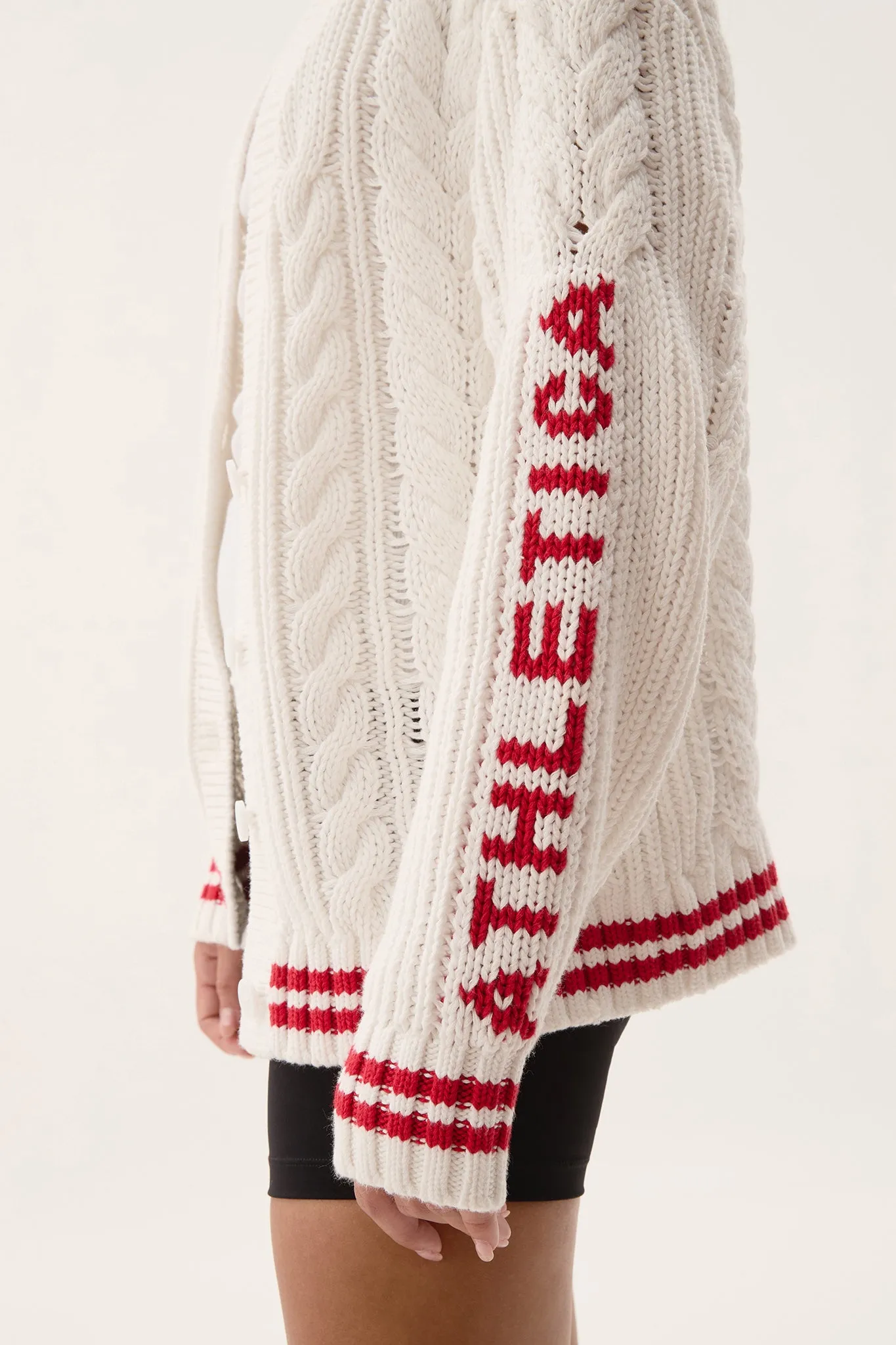 Cable Knit Cardigan 452 sold by Aje product image thumbnail 5