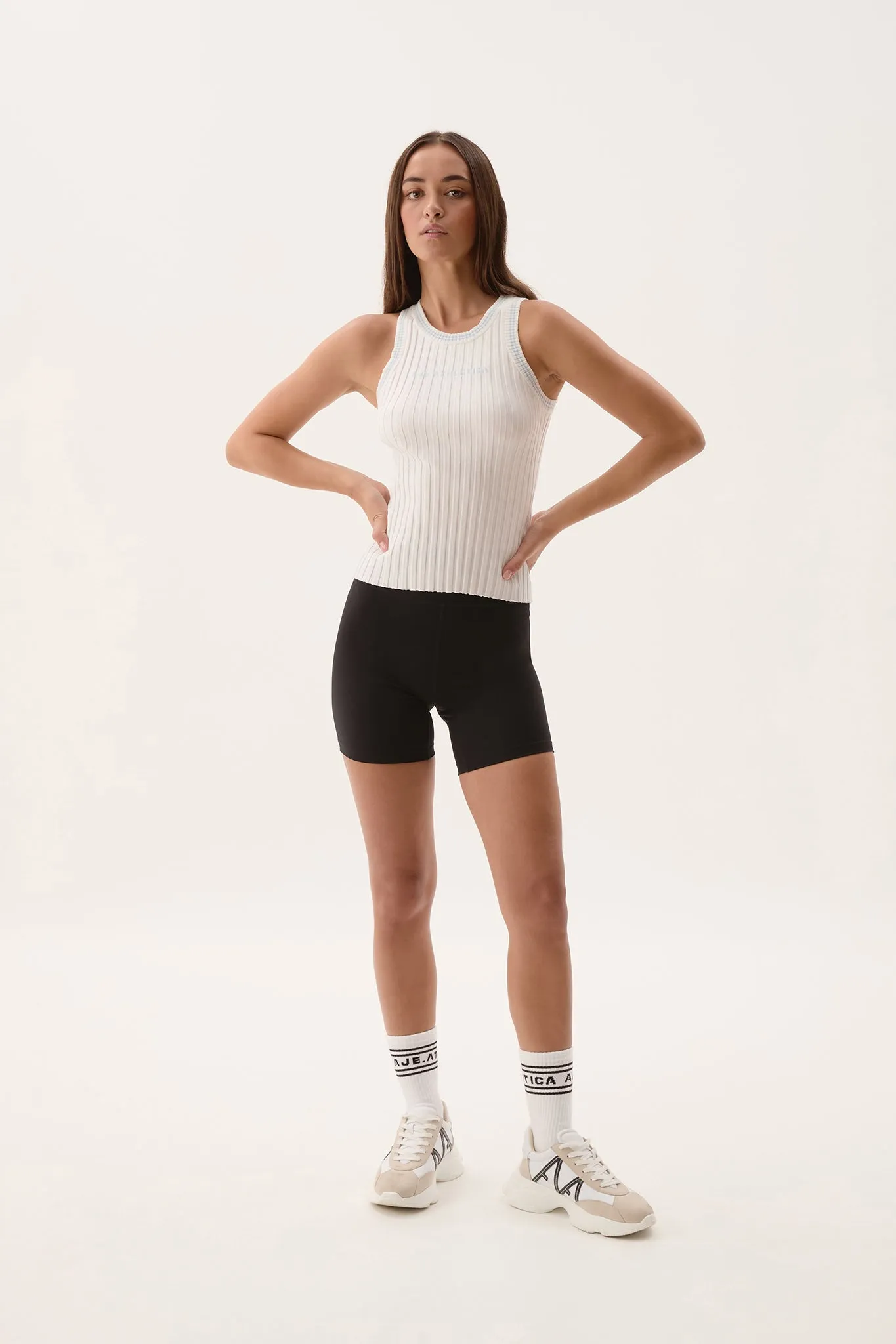 Racer Logo Ribbed Tank 117 sold by Aje product image thumbnail 3