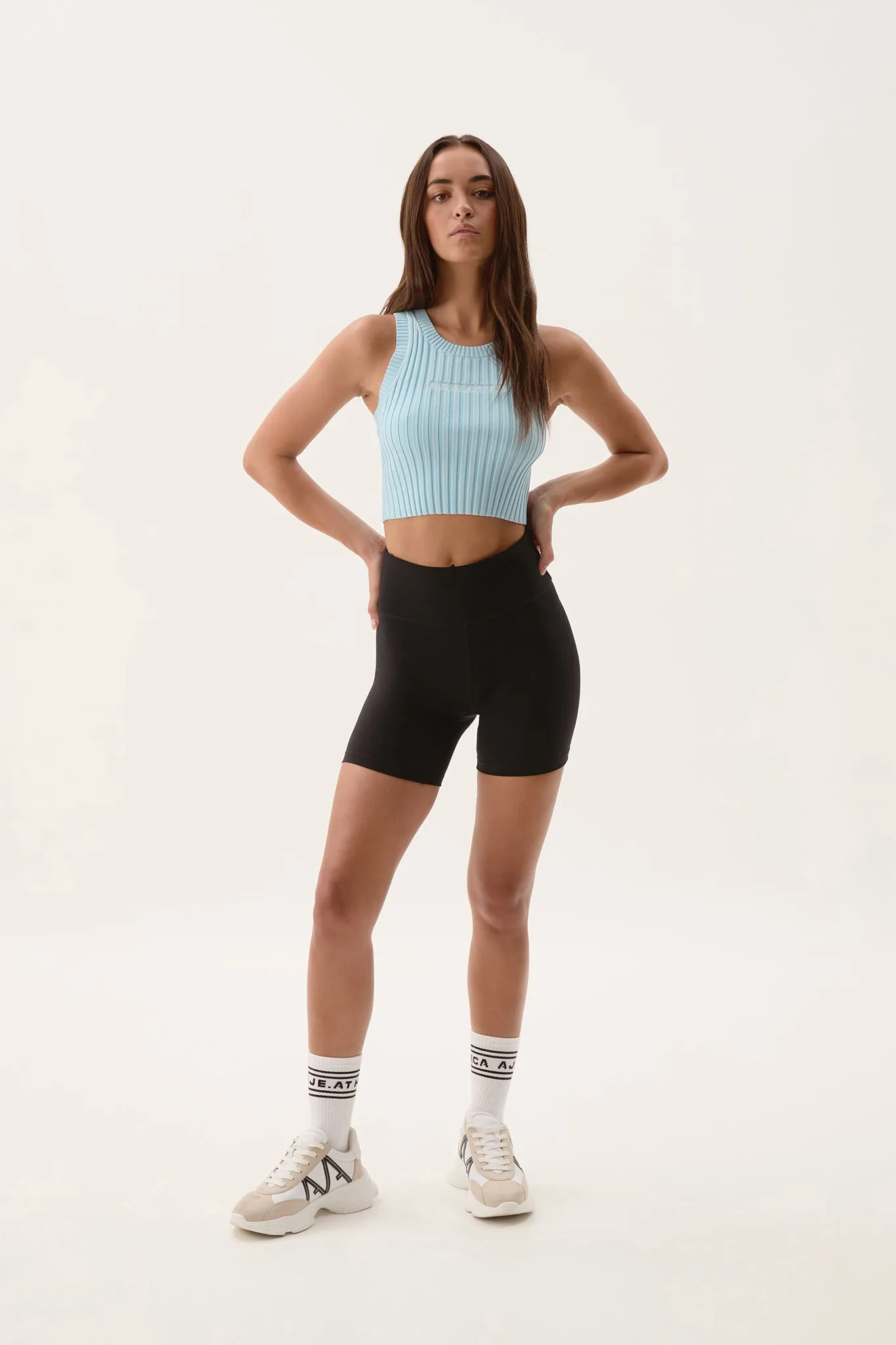 Cropped Knitted Logo Tank 135 sold by Aje product image thumbnail 3