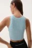Cropped Knitted Logo Tank 135 sold by Aje