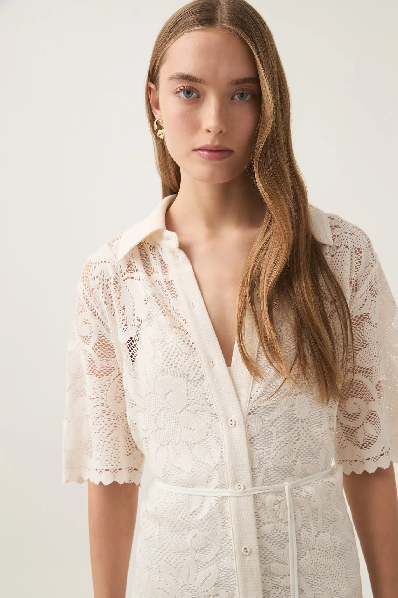 Muses Lace Mini Dress sold by Aje product image thumbnail 3