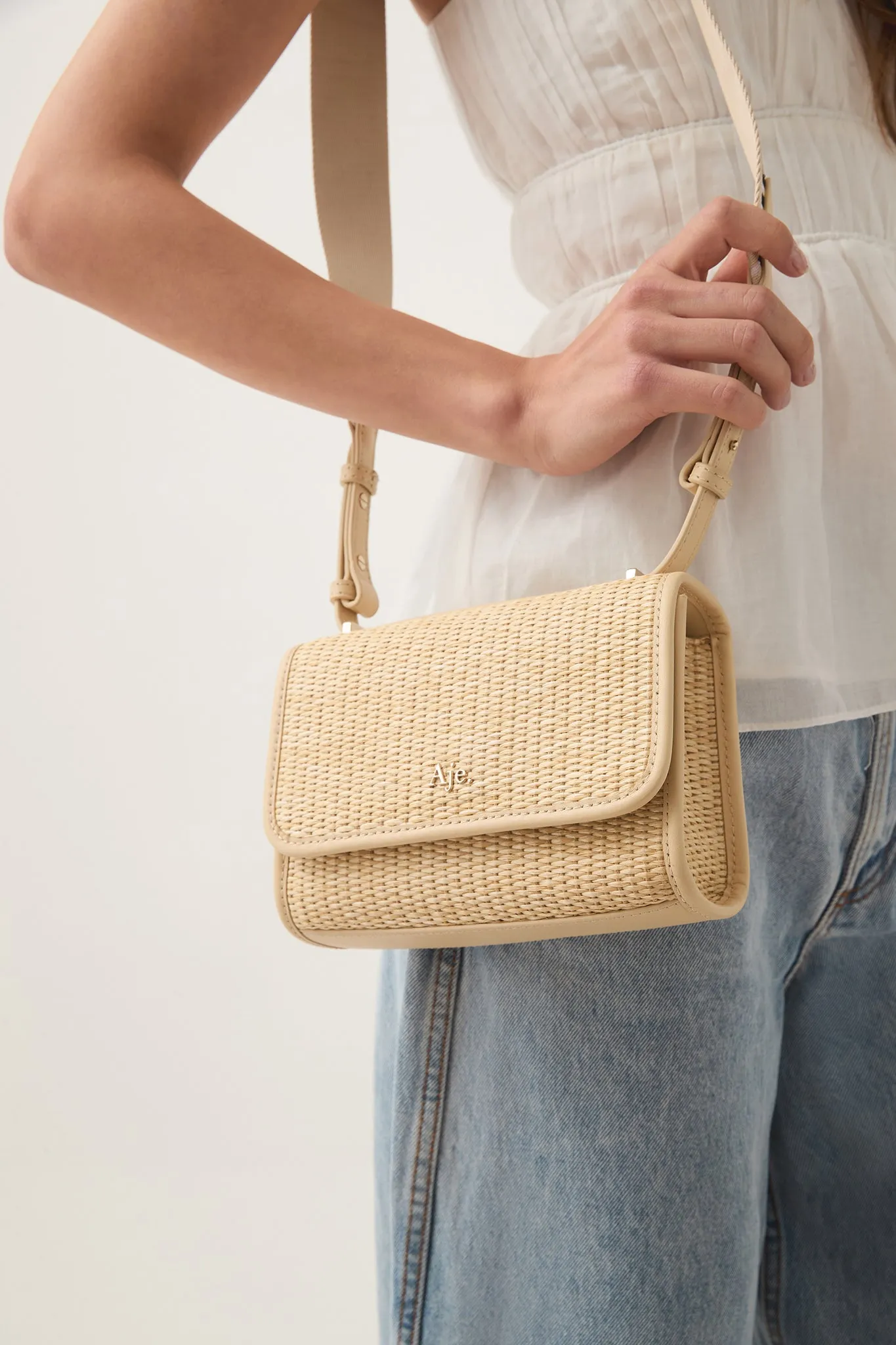 Estee Woven Crossbody sold by Aje