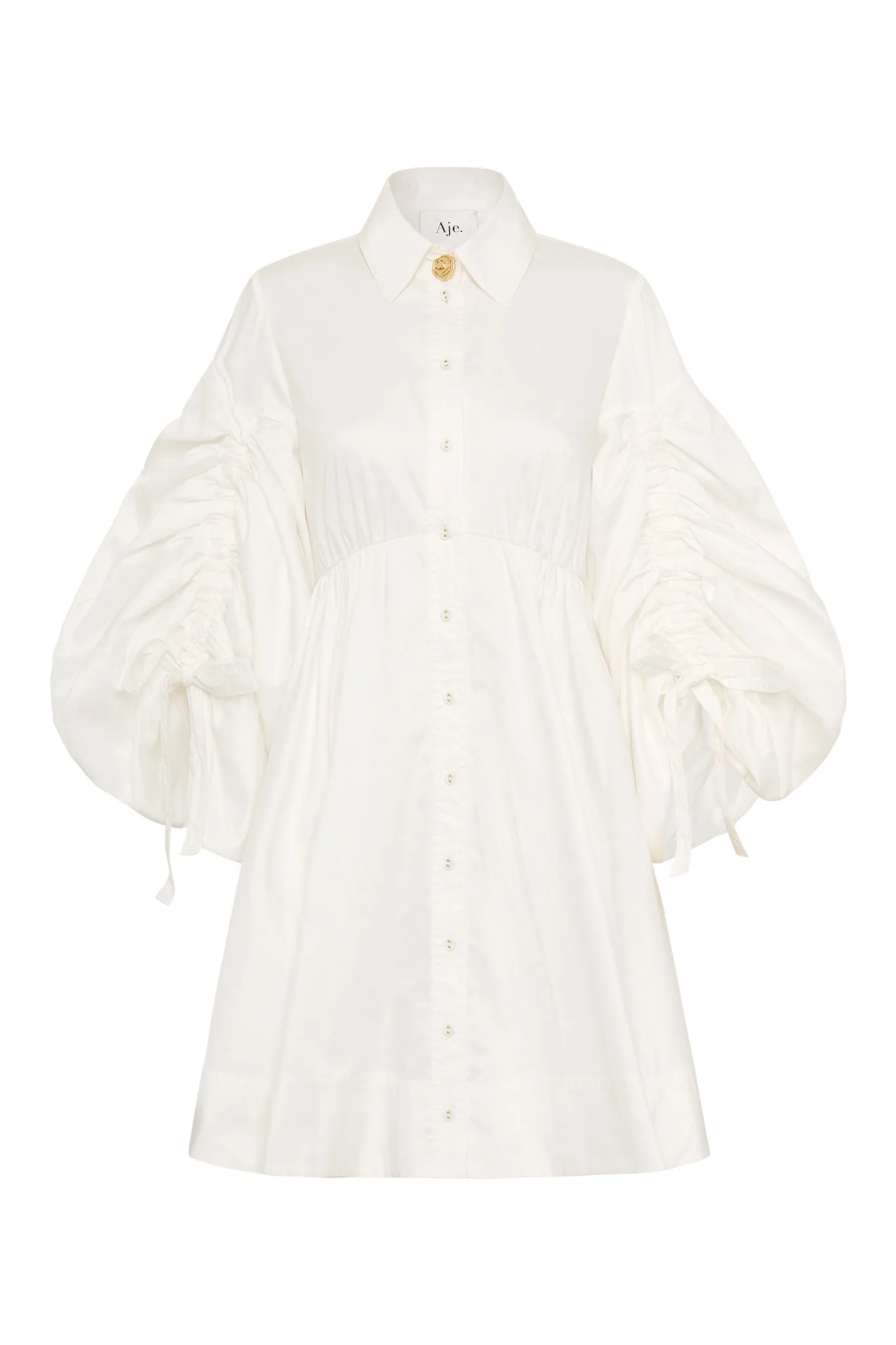 Utopia Drawstring Mini Dress sold by Aje product image thumbnail 2