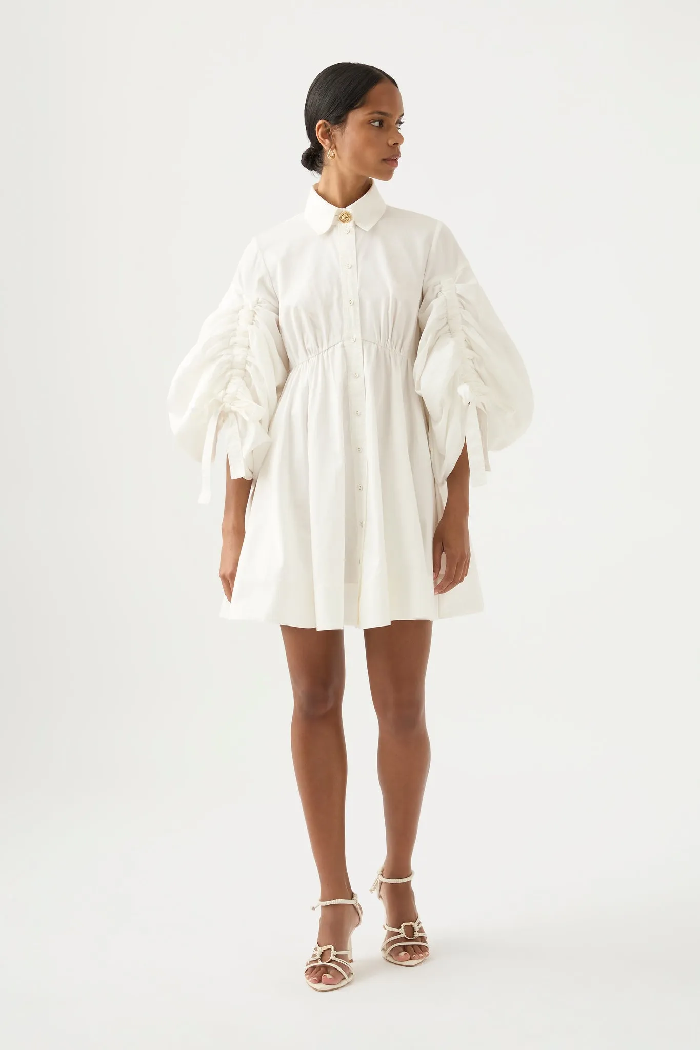 Utopia Drawstring Mini Dress sold by Aje