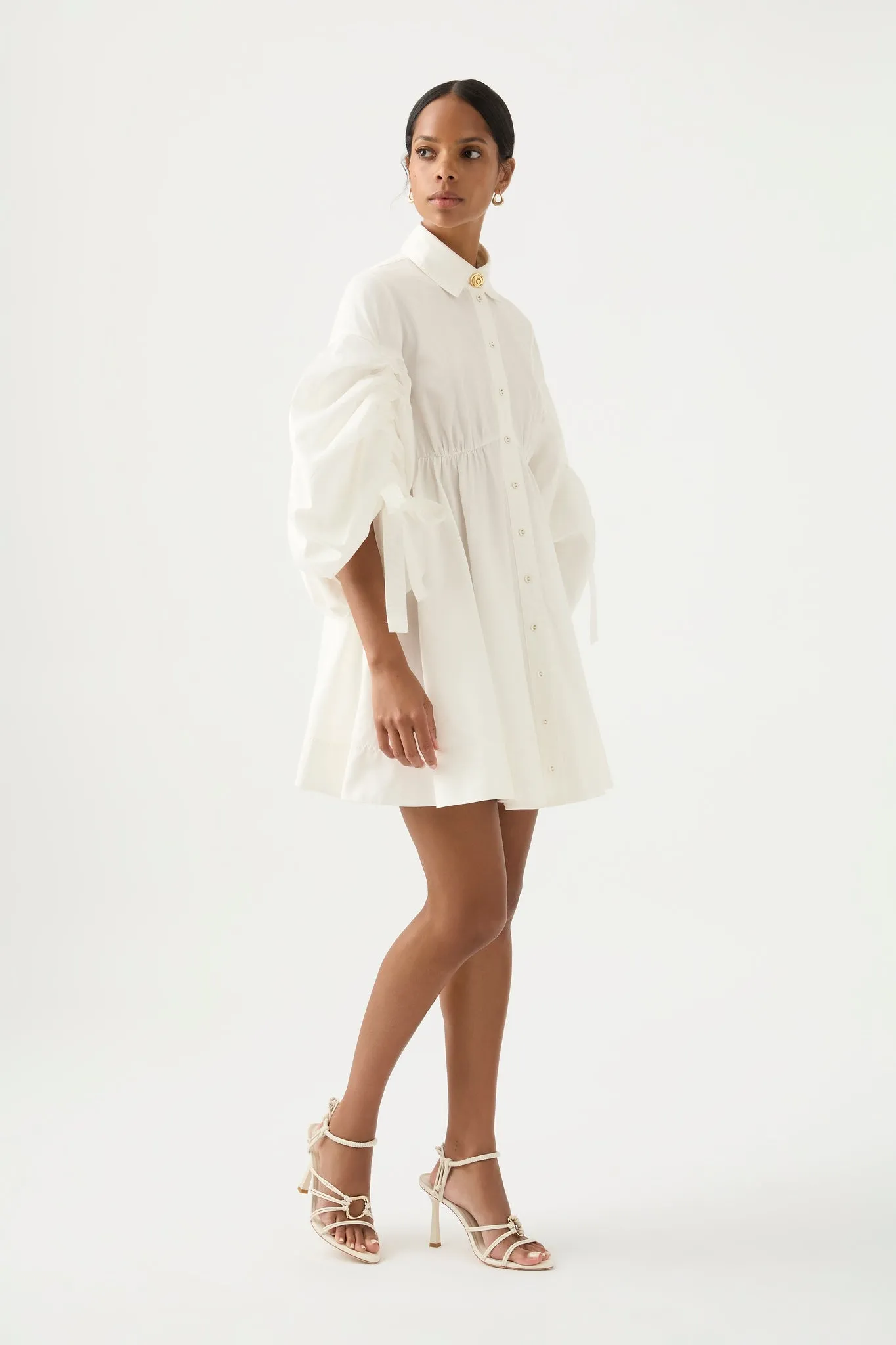 Utopia Drawstring Mini Dress sold by Aje product image thumbnail 3