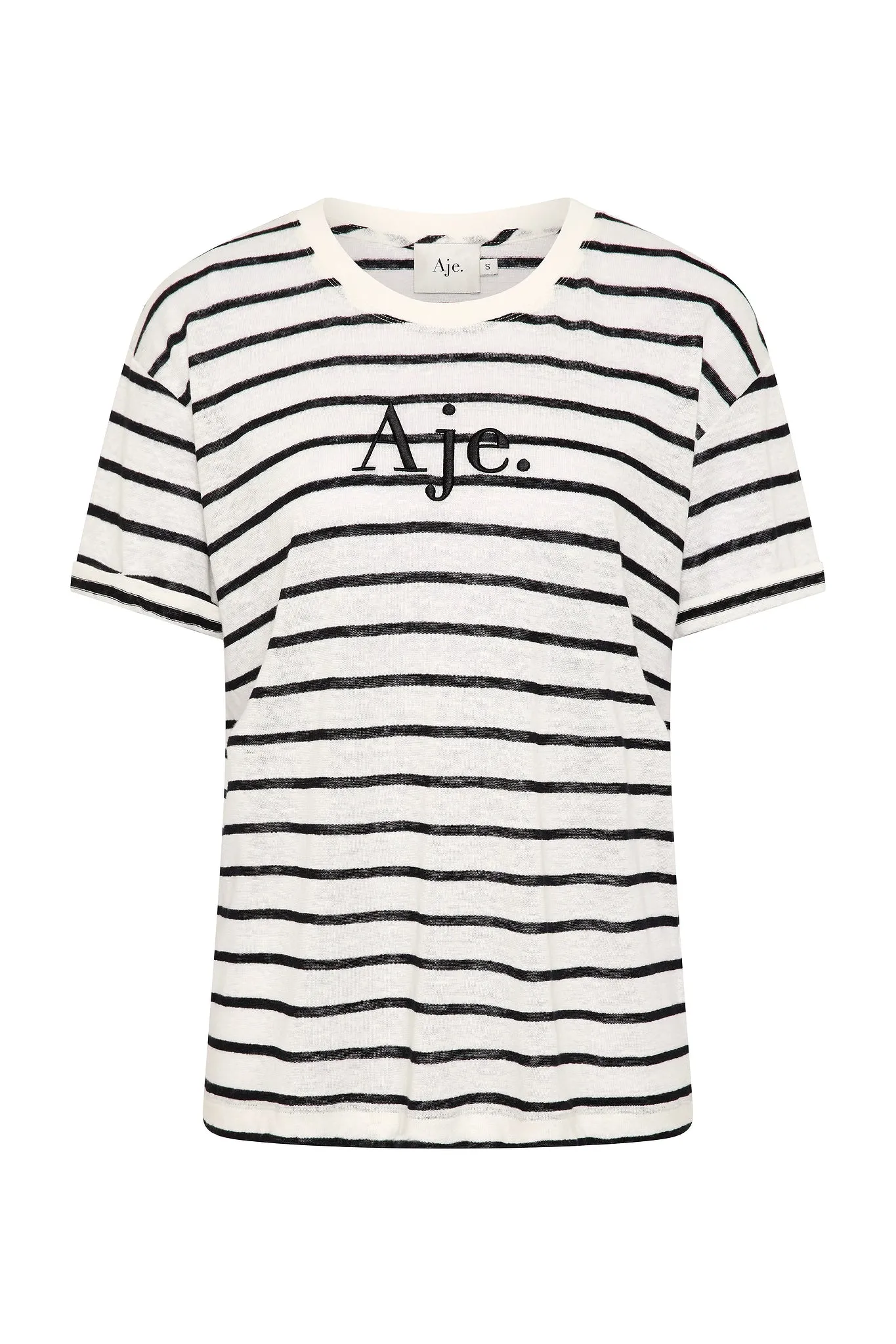 Perela Stripe Logo Tee sold by Aje product image thumbnail 2