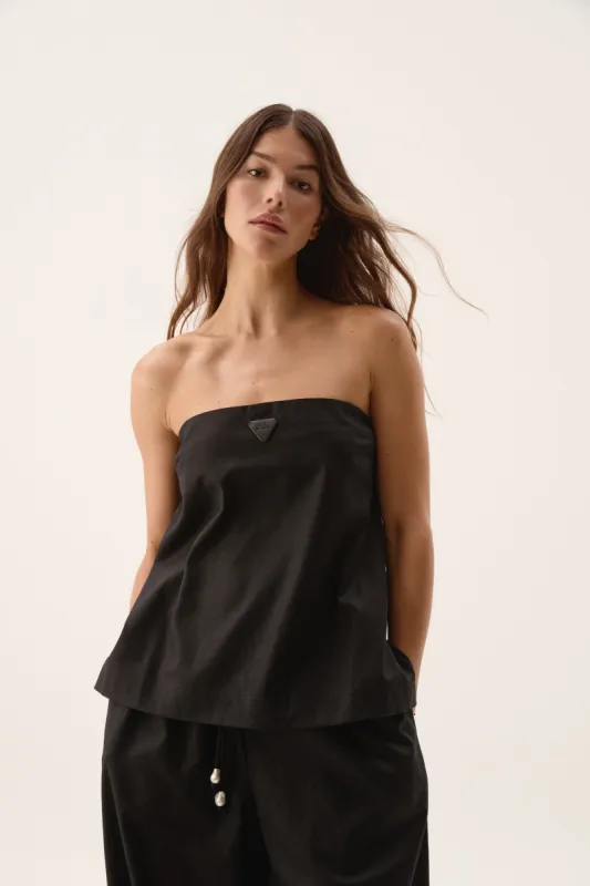 Airlie Strapless Top made by Aje