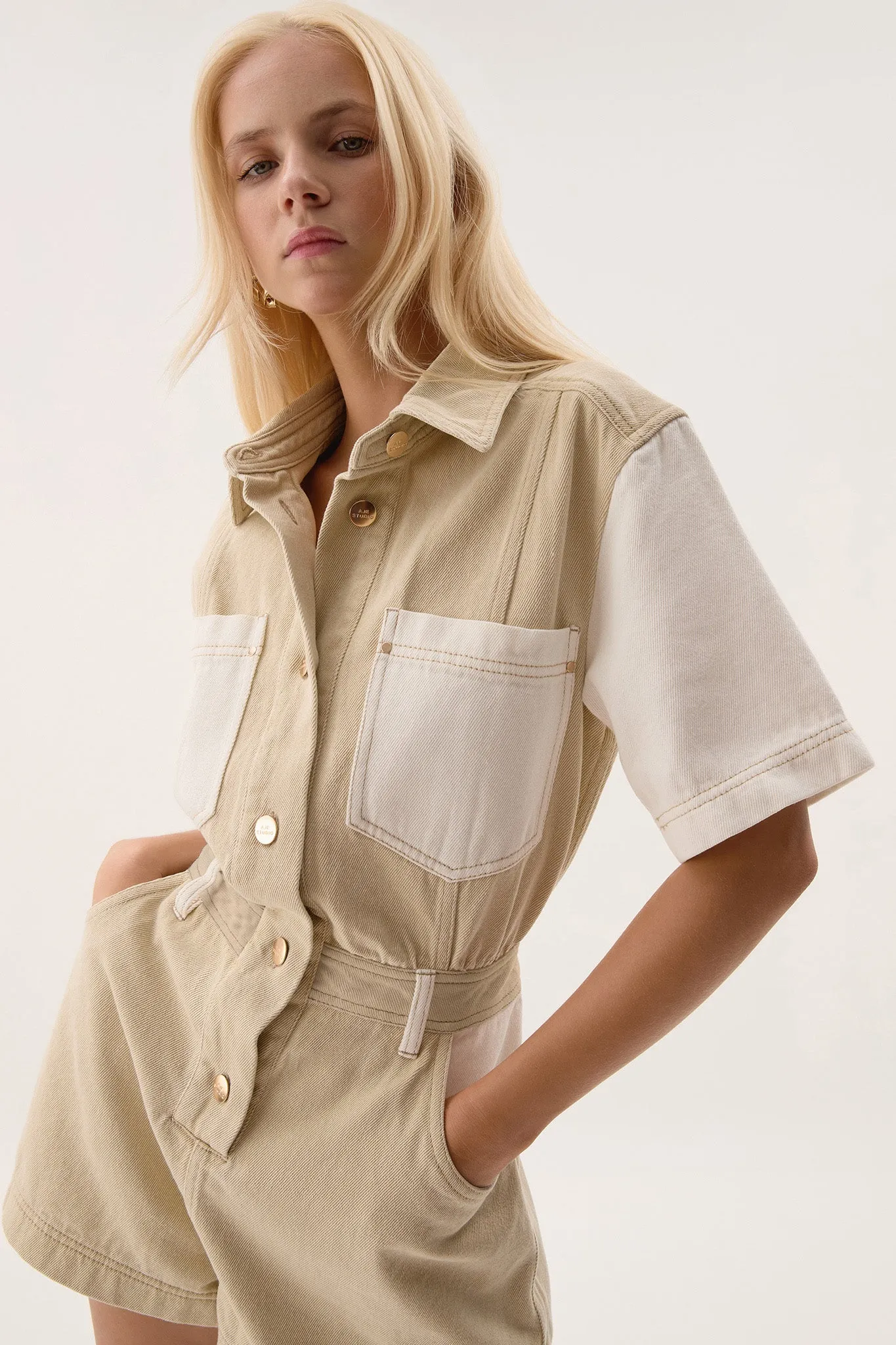 Sadie Denim Playsuit sold by Aje product image thumbnail 4