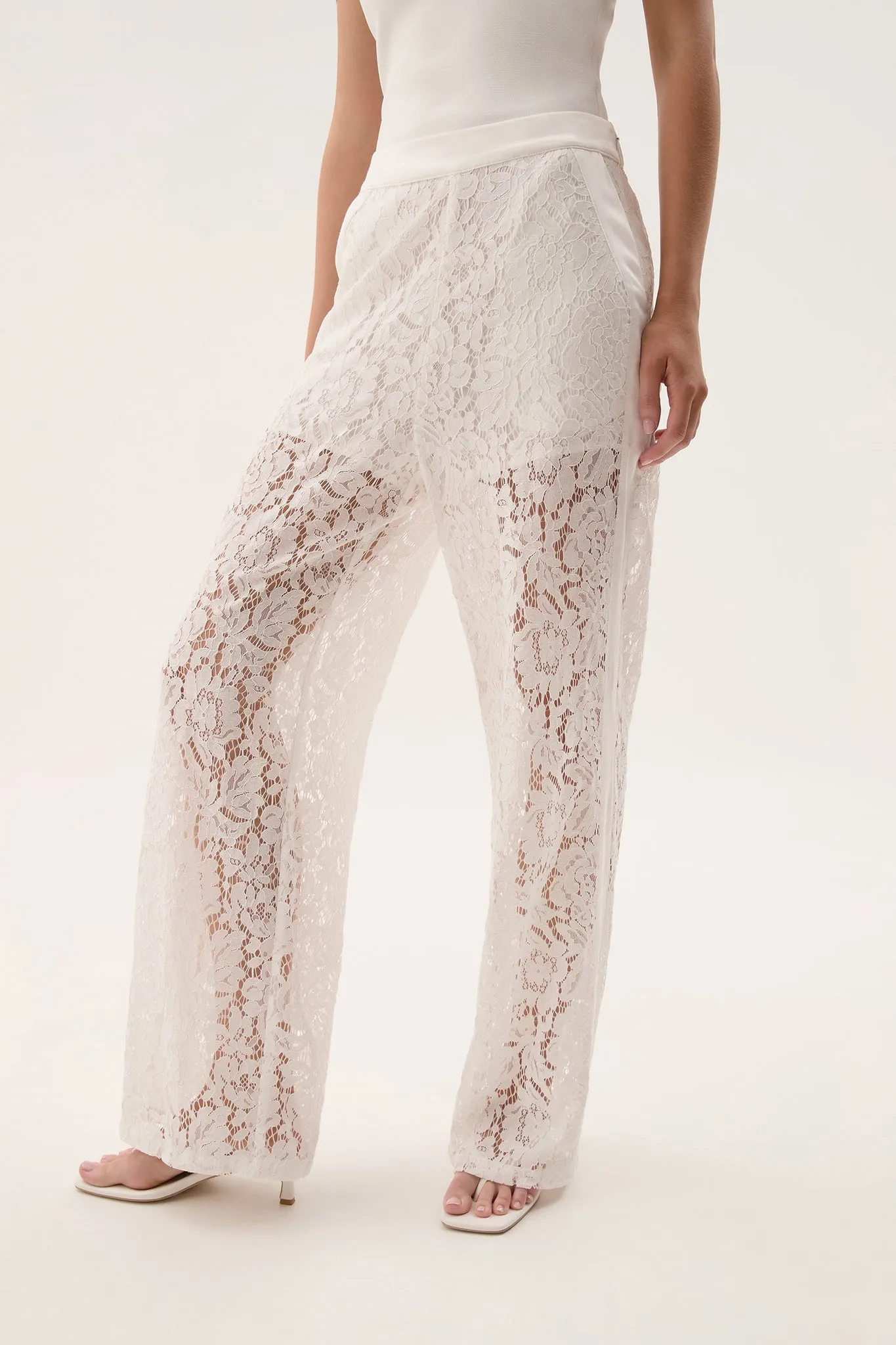 Kosmo Tuxedo Lace Pant sold by Aje product image thumbnail 3