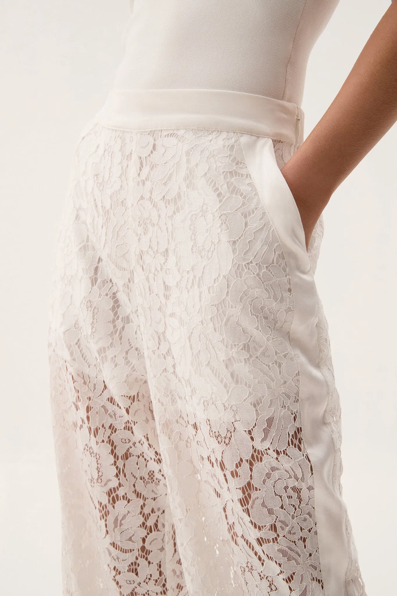 Kosmo Tuxedo Lace Pant sold by Aje product image thumbnail 4