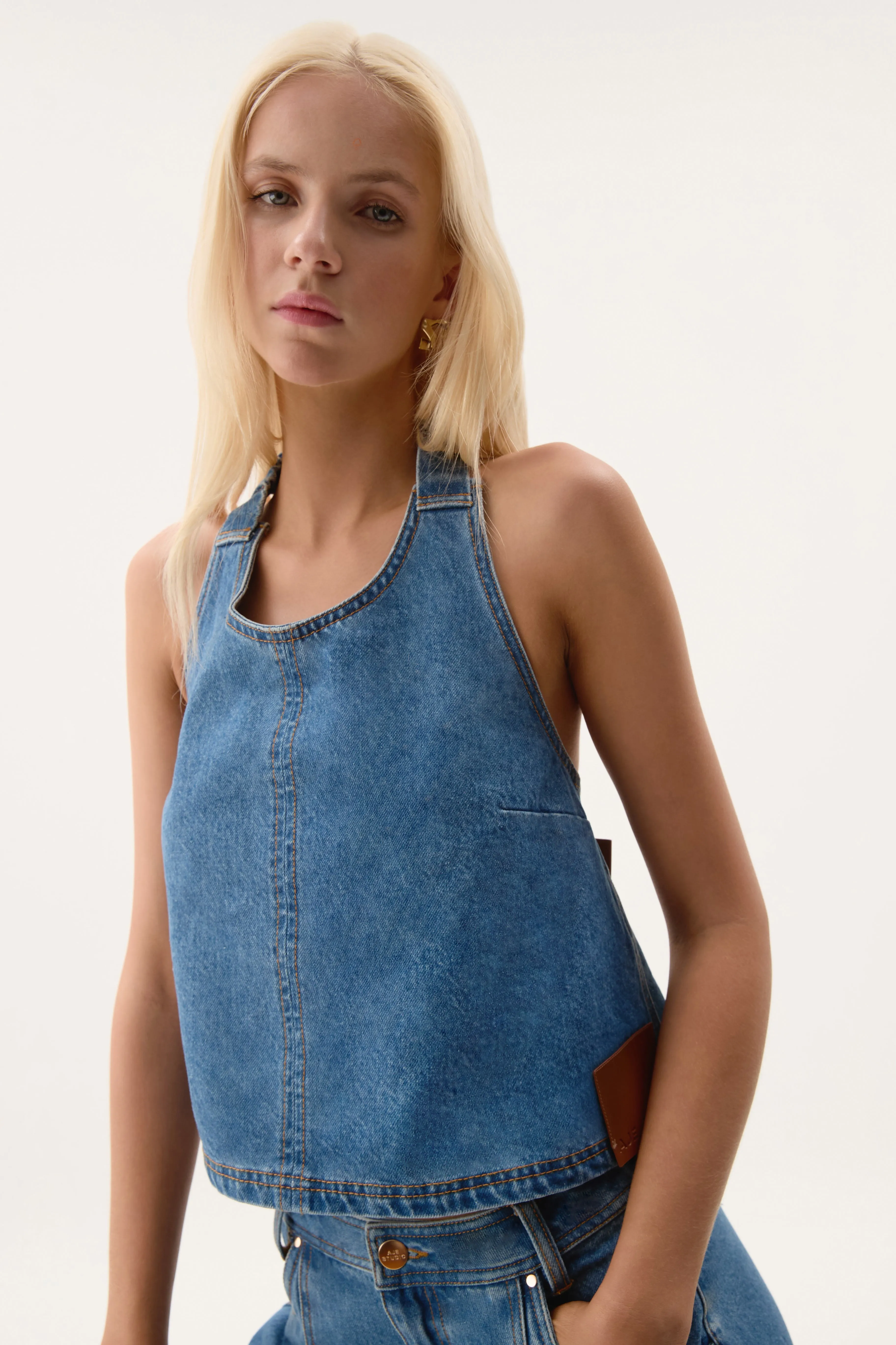 Flynn Denim Halter sold by Aje product image thumbnail 5