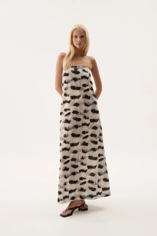 Airlie Strapless Maxi Dress sold by Aje