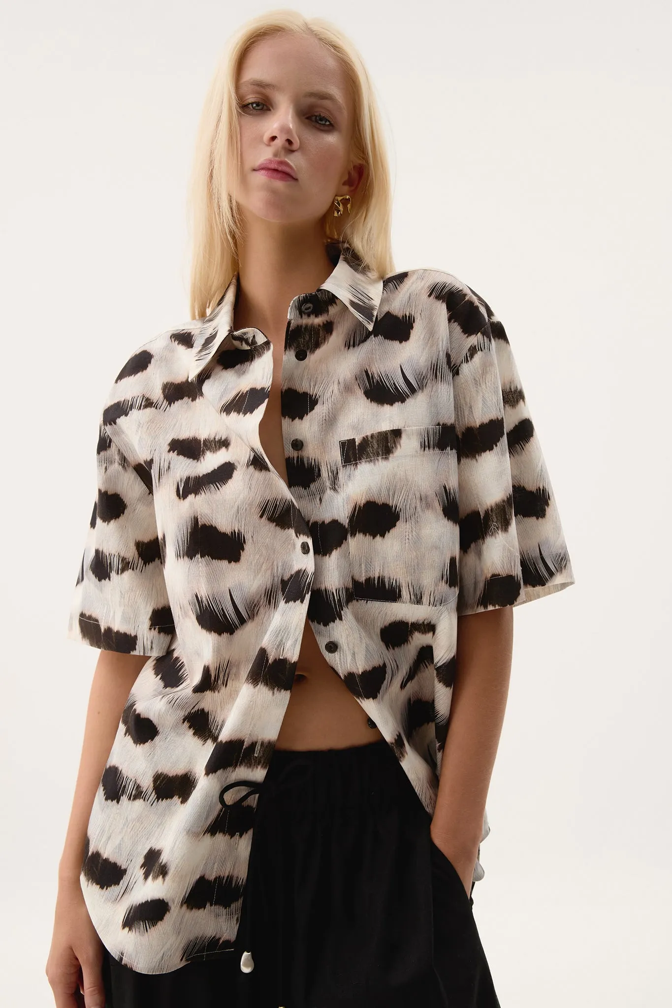 Airlie Short Sleeve Shirt sold by Aje product image thumbnail 3