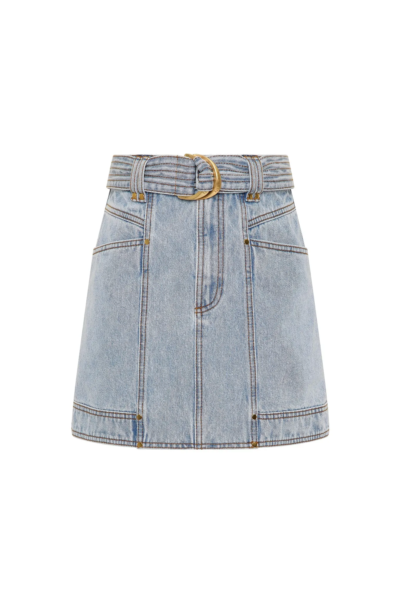 Ray Denim Mini Skirt sold by Aje product image thumbnail 2