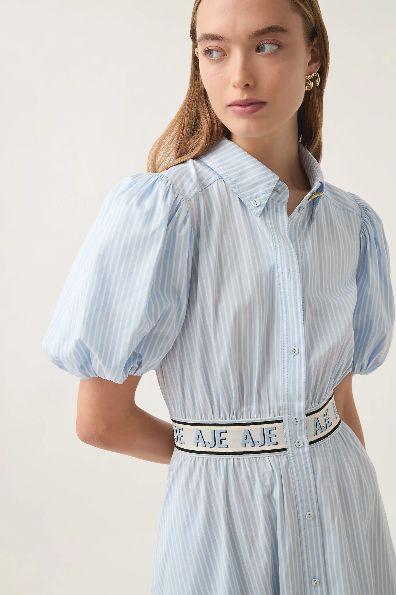 Harling Logo Midi Dress sold by Aje product image thumbnail 4