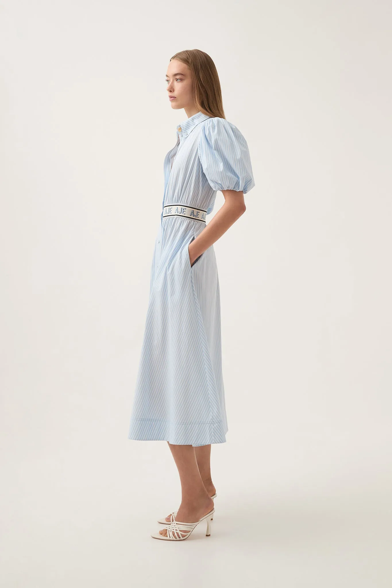 Harling Logo Midi Dress sold by Aje product image thumbnail 5