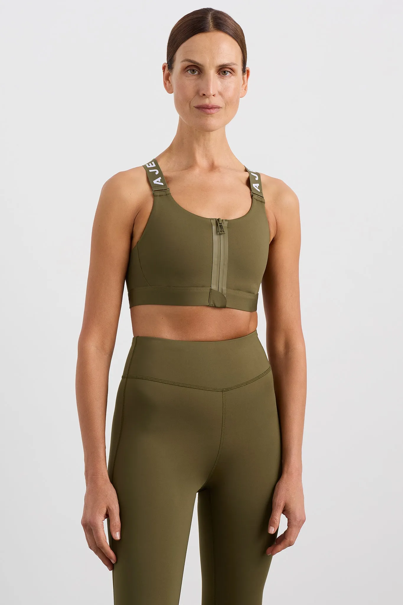 Zip Front Sports Bra 304 sold by Aje