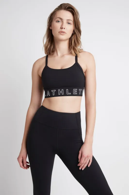 Logotape Adjustable Strap Sports Bra 307 sold by Aje