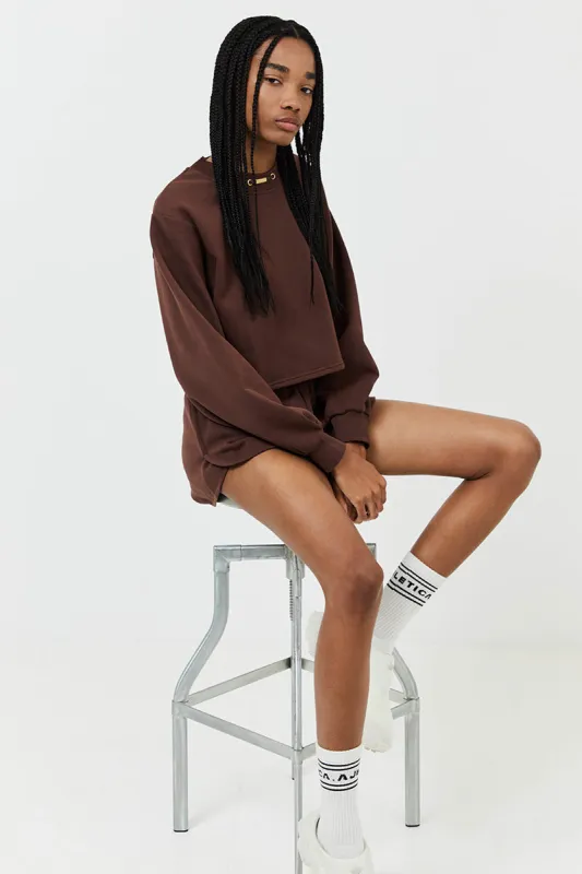 Cotton Terry Crew Jumper 413 sold by Aje