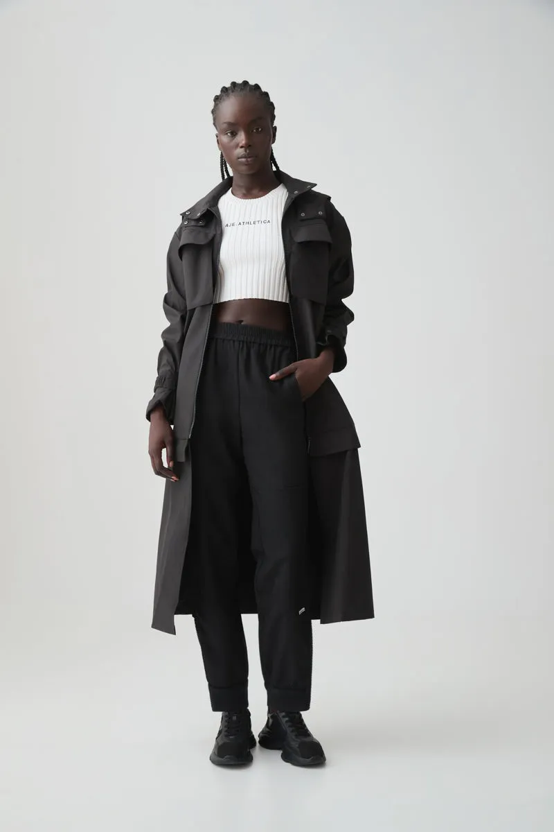 Hooded Longline Jacket 731 sold by Aje