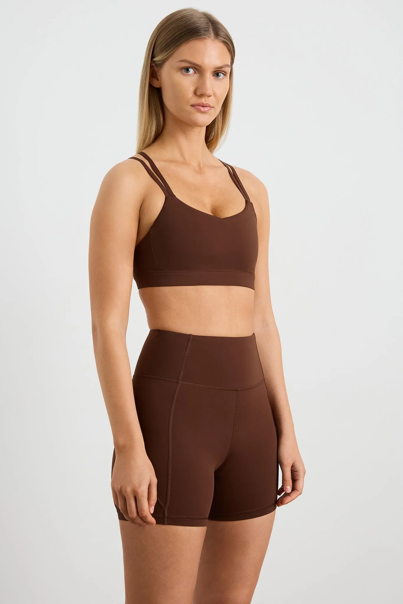 Double Strap Sports Bra 323 sold by Aje