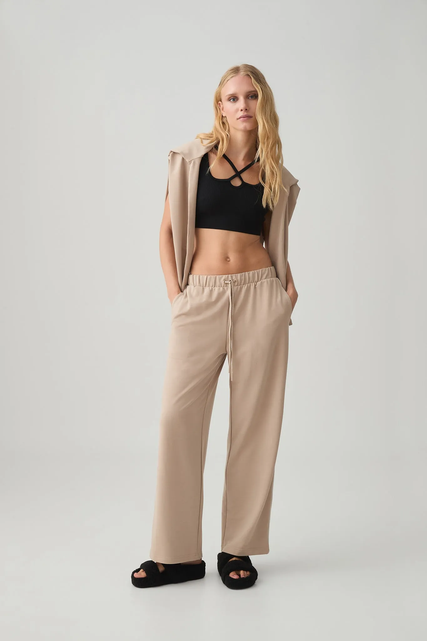 Terry Wide Leg Pant 504 sold by Aje