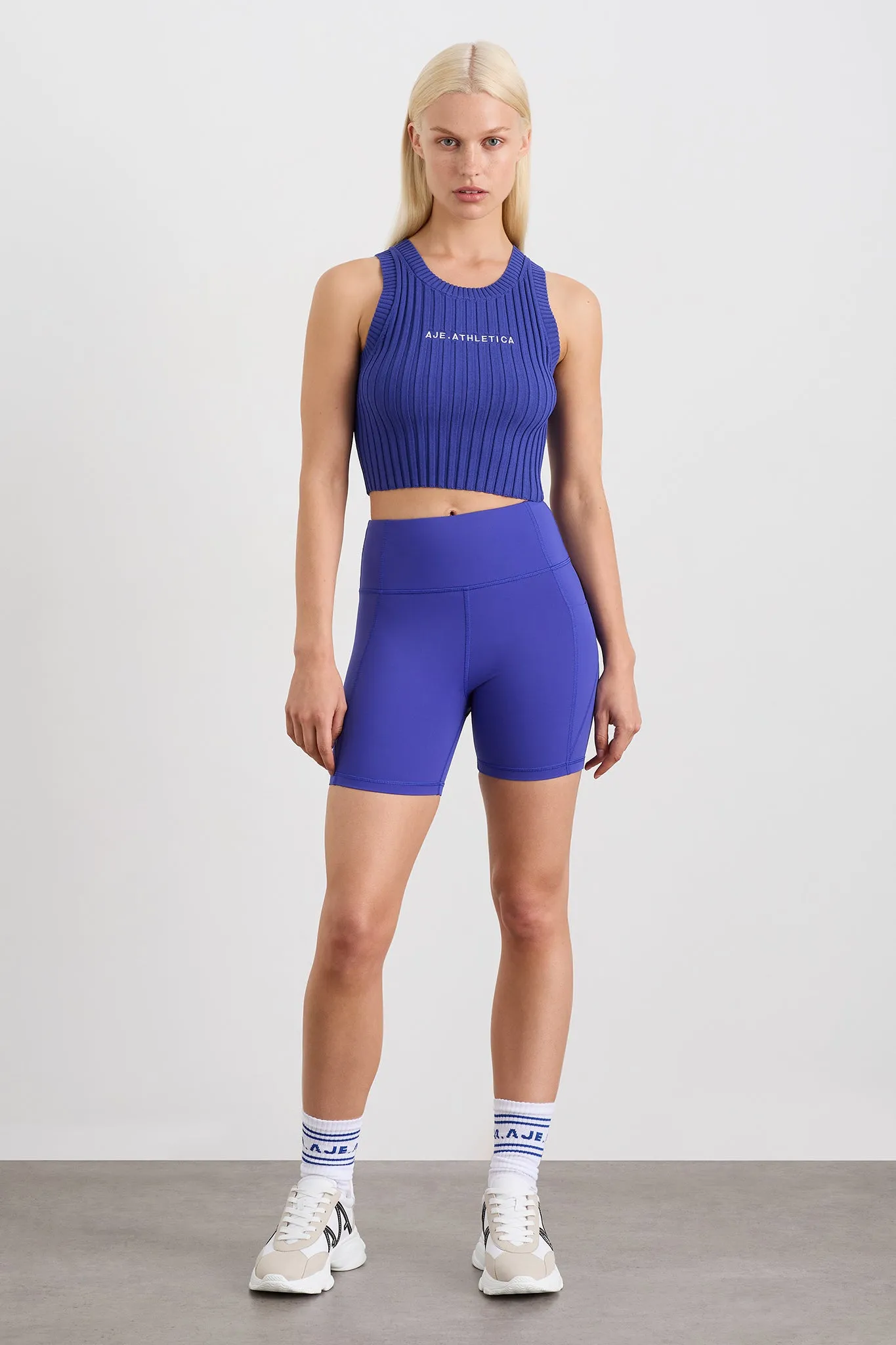 Cropped Knitted Logo Tank 135 sold by Aje product image thumbnail 3