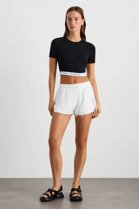 Layered Mesh Running Short 645 sold by Aje