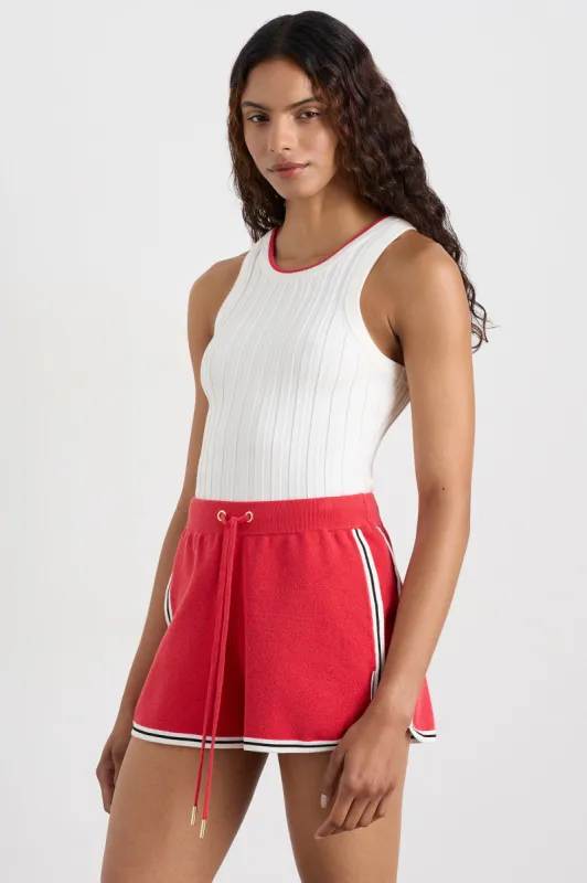 Racer Split Knit Top 107 sold by Aje
