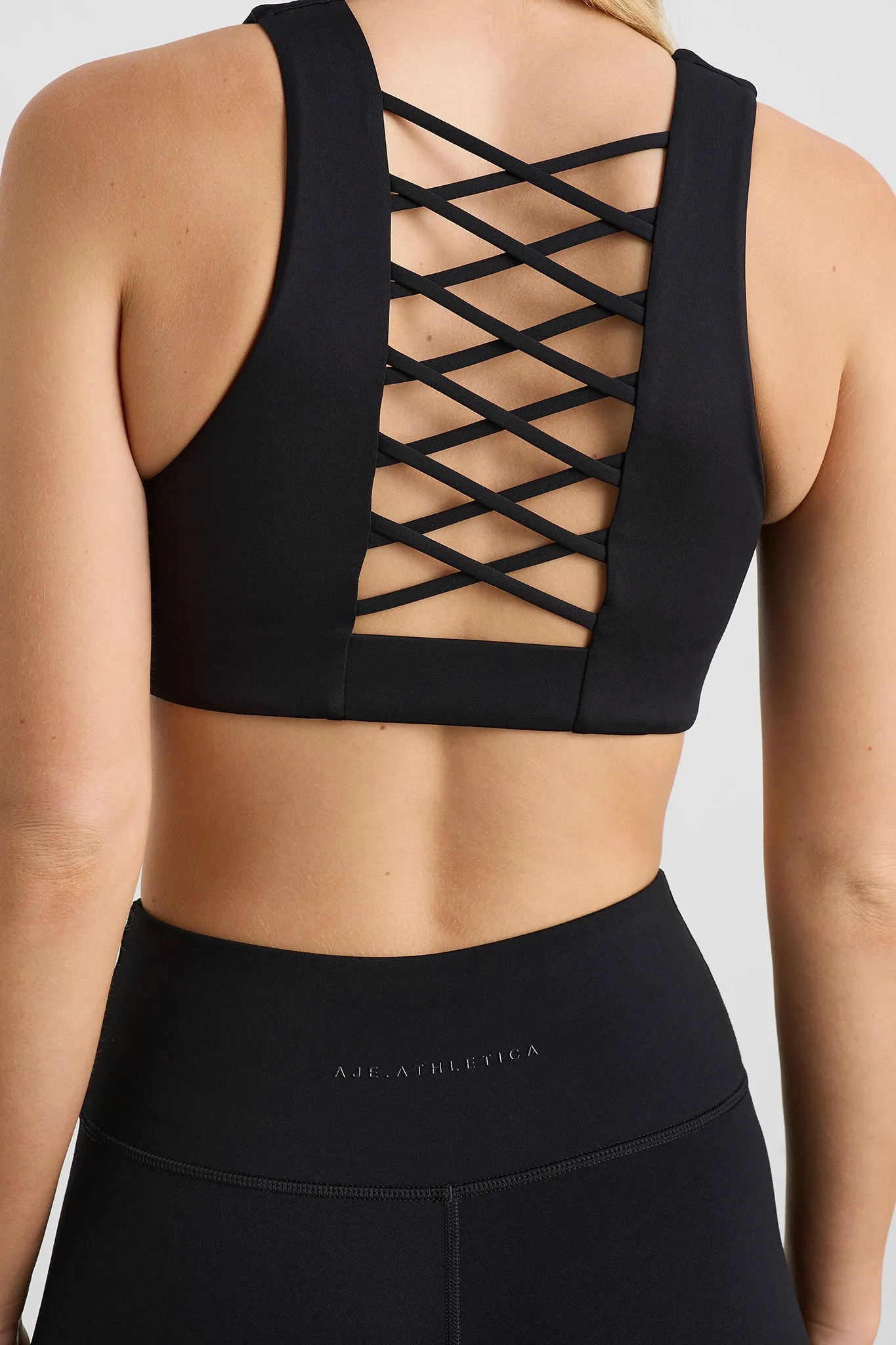 Laced Back Sports Bra 311 sold by Aje product image thumbnail 4