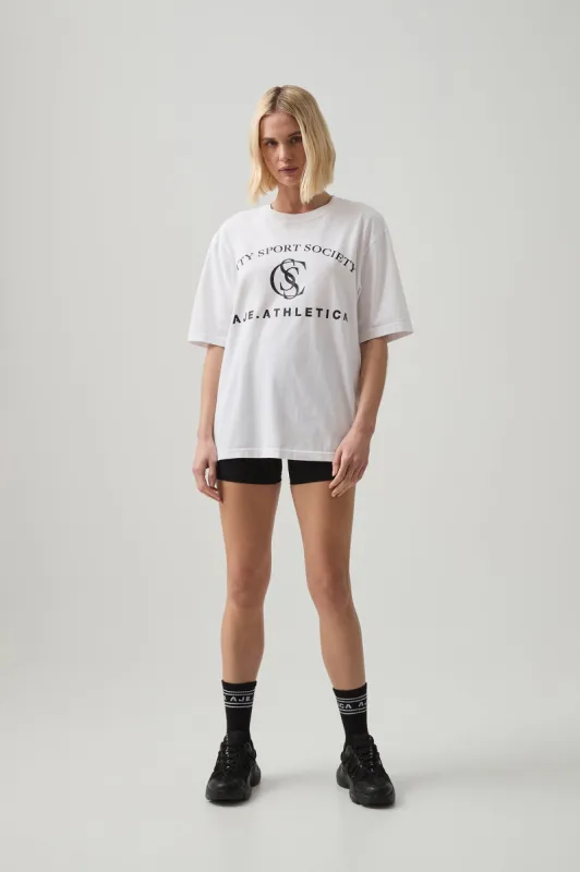 Logo Tee 102 sold by Aje