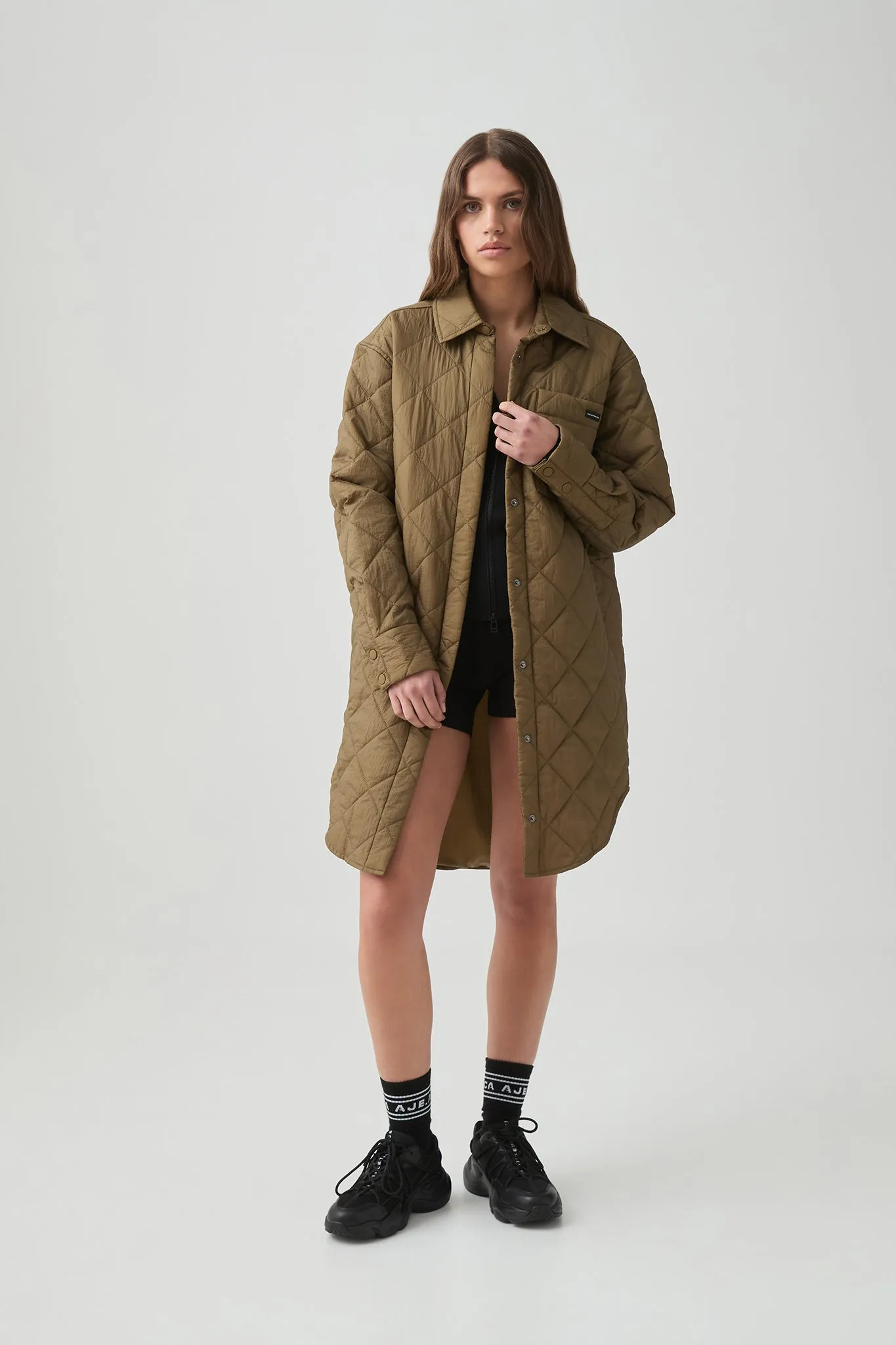 Longline Quilted Jacket 787 sold by Aje product image thumbnail 3
