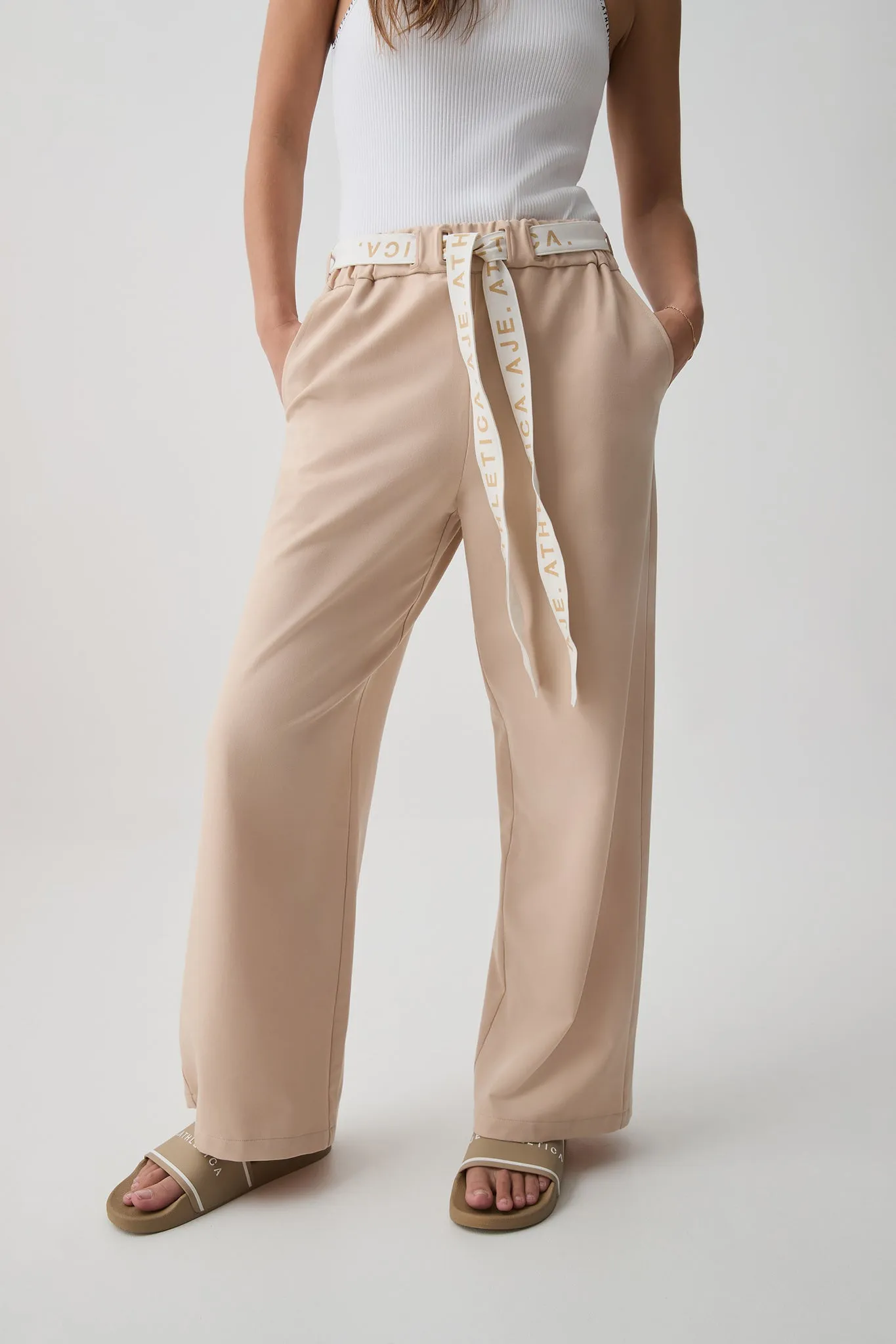 Logo Belted Pant 512 sold by Aje product image thumbnail 4