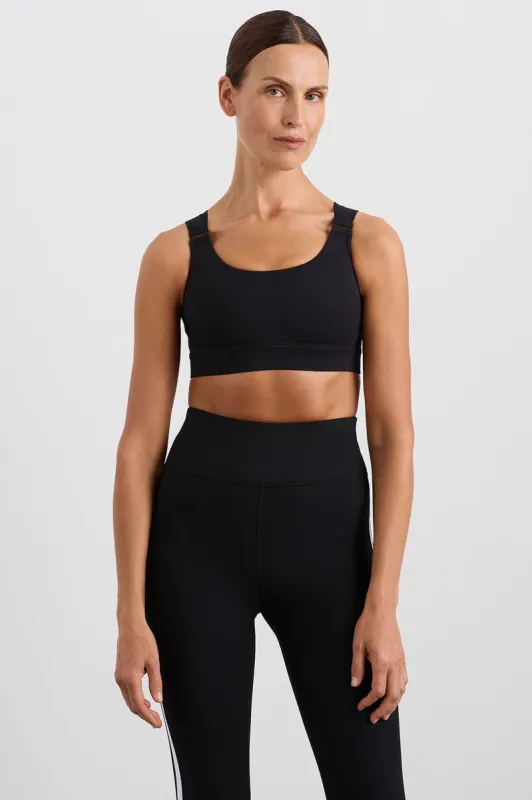 Logo Crossback Sports Bra 395 sold by Aje