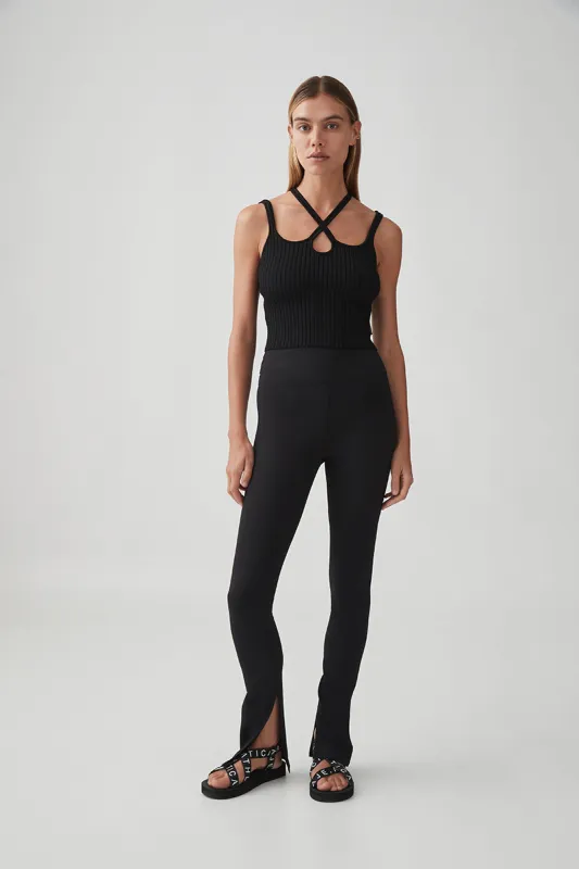 Knitted Triple Strap Tank 165 sold by Aje