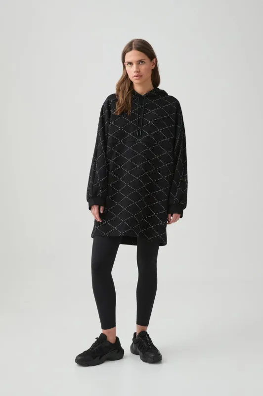 Oversized Hooded Jumper 411 made by Aje